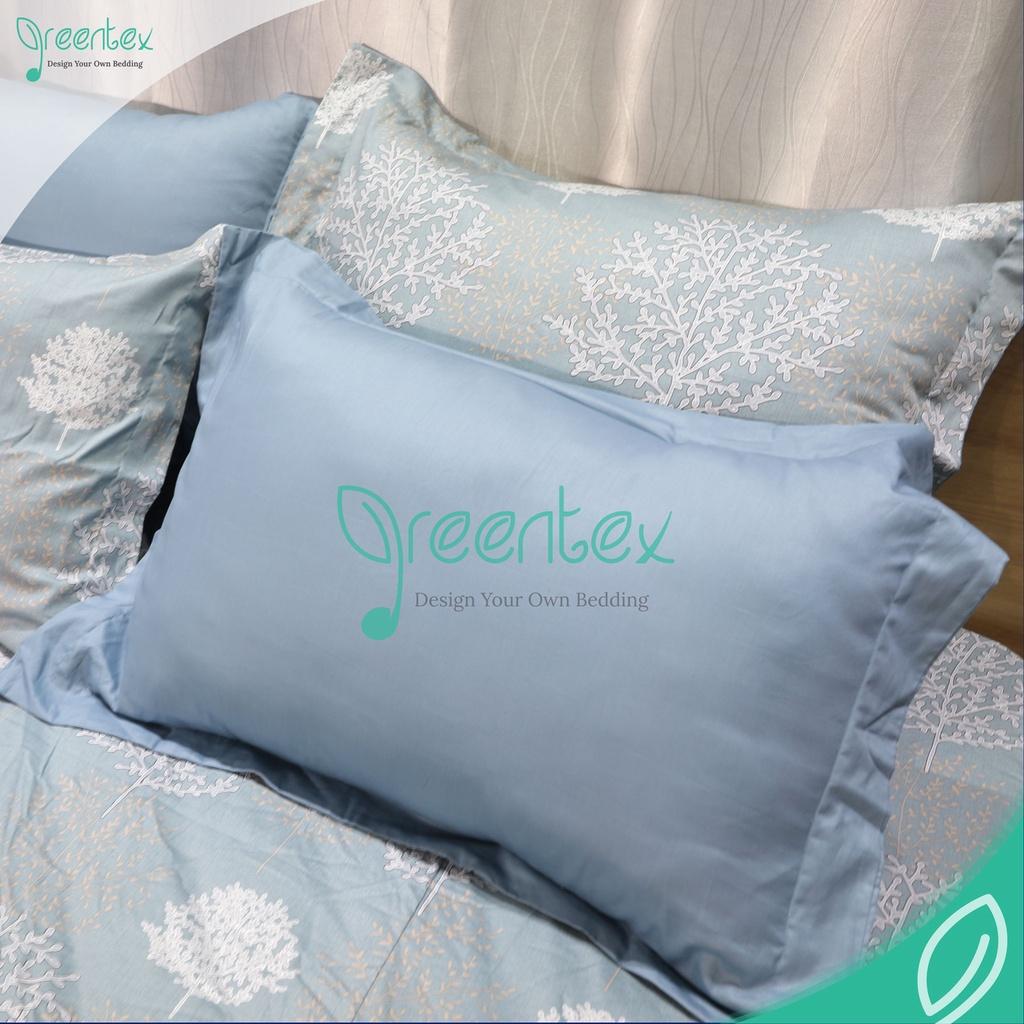 Chăn ga Greentex 100% Cotton MicroSatin Hàn Quốc TC350 NB2207