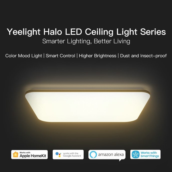 Đèn trần thông minh Yeelight Halo Pro 930 100W - Hỗ trợ Apple Homekit - Điều khiển qua app - BH 12 tháng