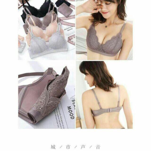 Áo lót phủ ren hoa 8288