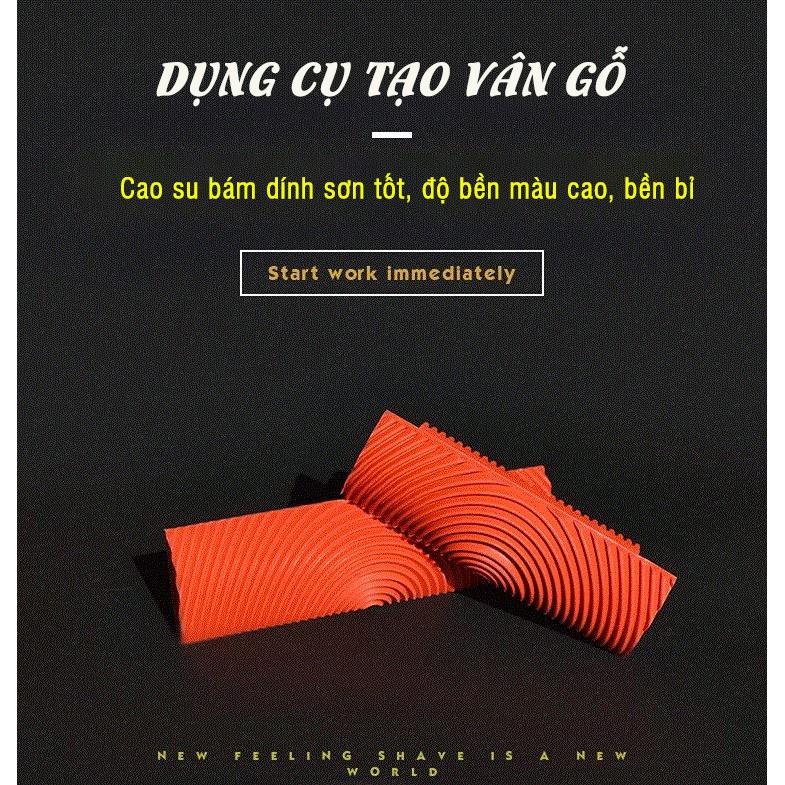 Bộ Dụng Cụ Tạo Vân Gỗ ️️ Dụng Cụ Sơn Tường giả vân gỗ chất lượng, bền đẹp