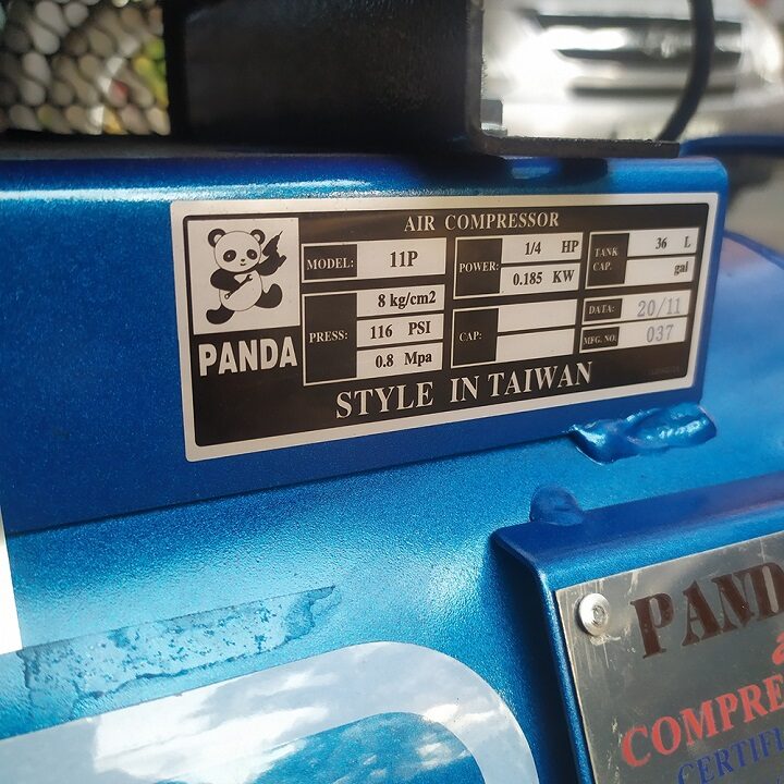 Máy Nén Khí Dây Đai Panda 11-P 1/4HP 36L