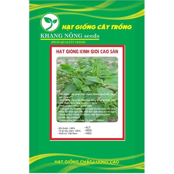 Hạt giống rau kinh giới cao sản KNS3234 - Gói 2gram