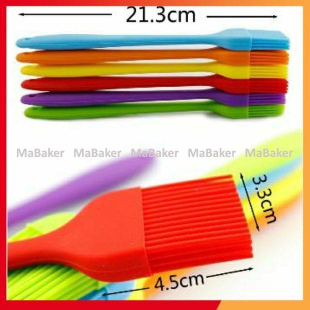 Xả cắt lỗ Chổi quét dầu đúc Silicon 21cm