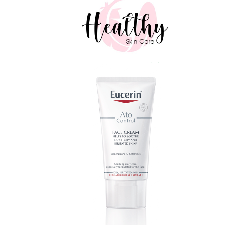 Eucerin Kem Dưỡng Giảm Ngứa, Đỏ Cho Da Mặt Ato Control Face Cream 50ml