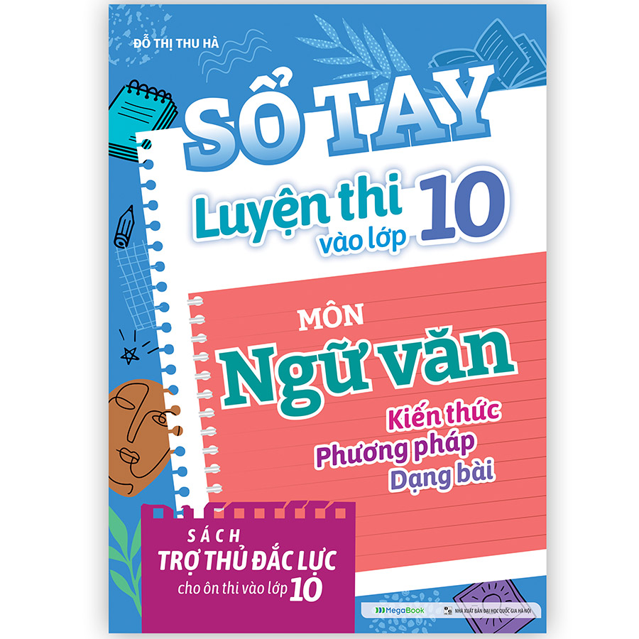 Combo Sổ tay luyện thi vào lớp 10 Môn Toán - Văn - Anh