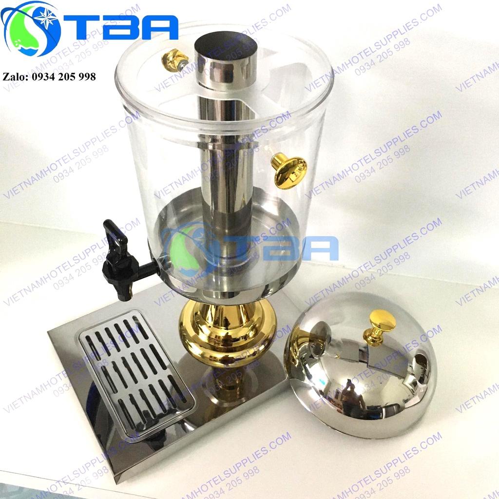 Bình nước trái cây 8L chân mạ vàng chất lượng cao