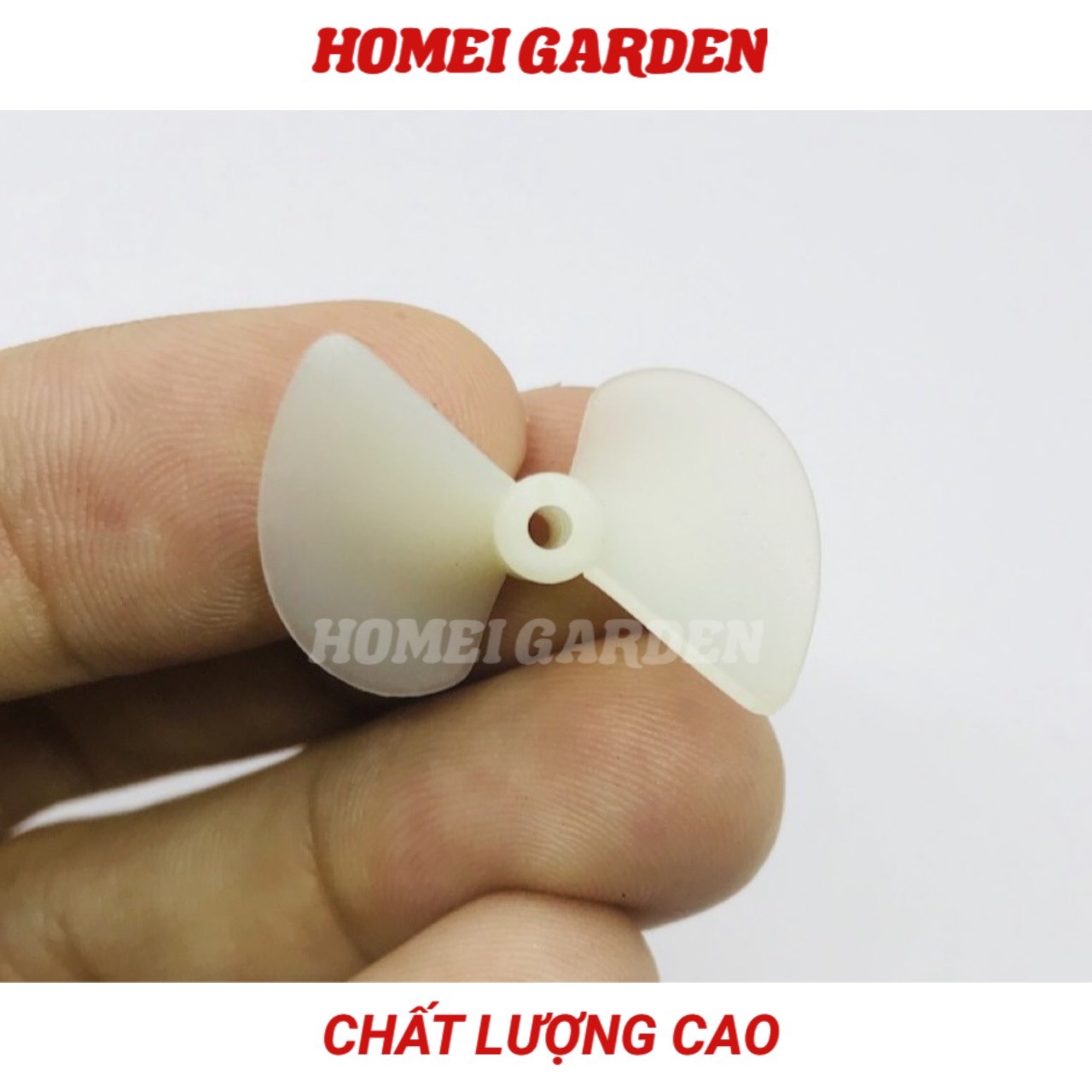 Bộ 2 chân vịt nhựa 2 cánh 26mm kèm 2 trục 2mm 2 khớp nối nhựa chế thuyền DIY - D0165