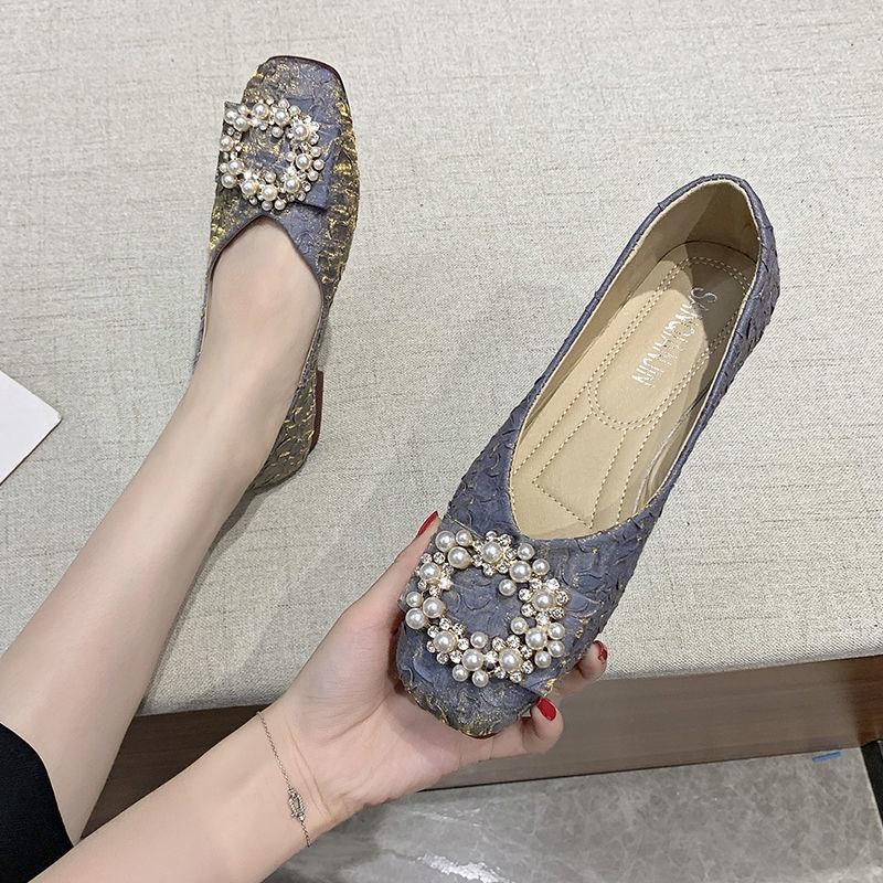 Giày Lười Đế Bằng Thiết Kế Mới Cao Cấp Thời Trang Dành Cho Nữ