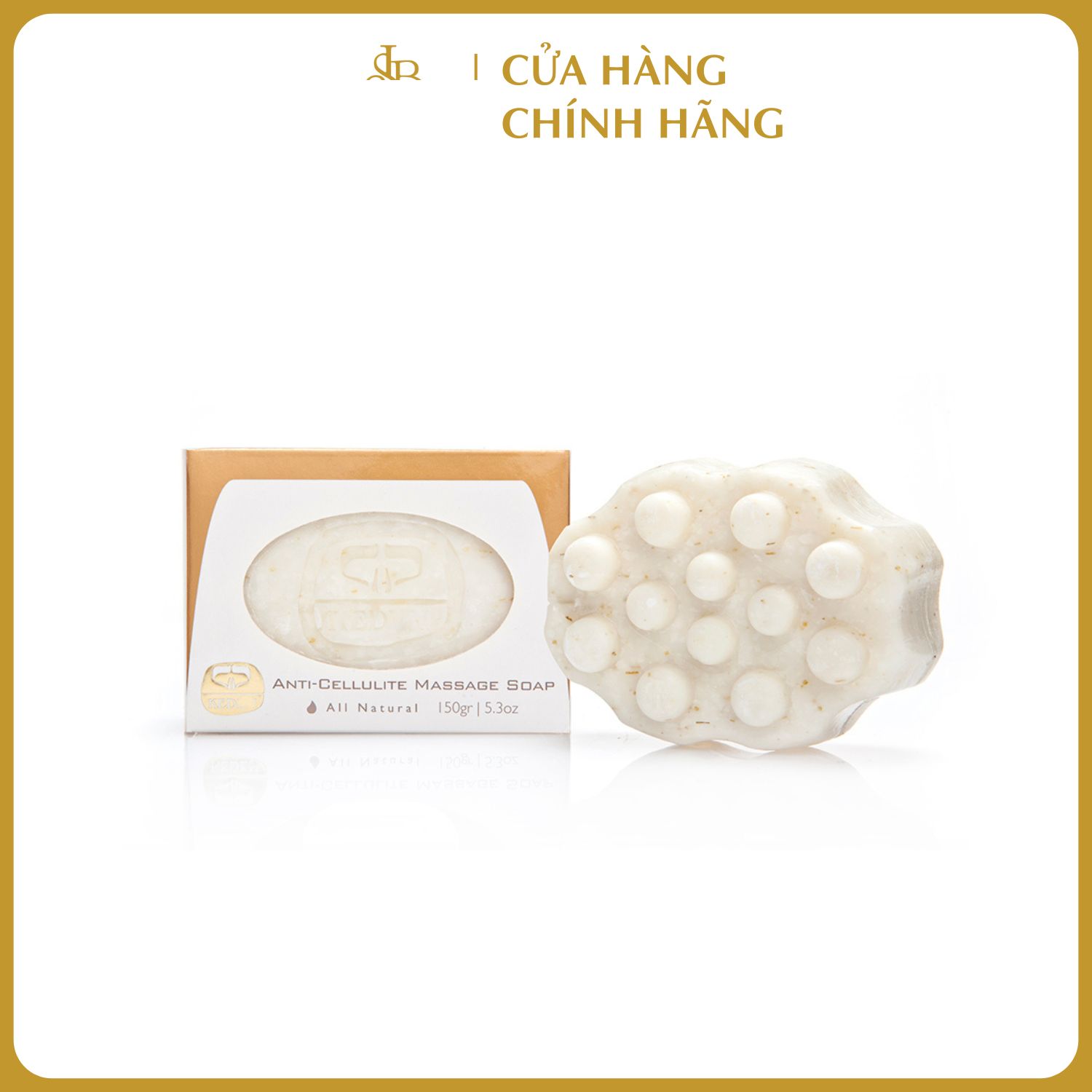 Xà phòng mát xa làm mờ da sần vỏ cam Kedma - Anti-Cellulite massage Soap 150gr