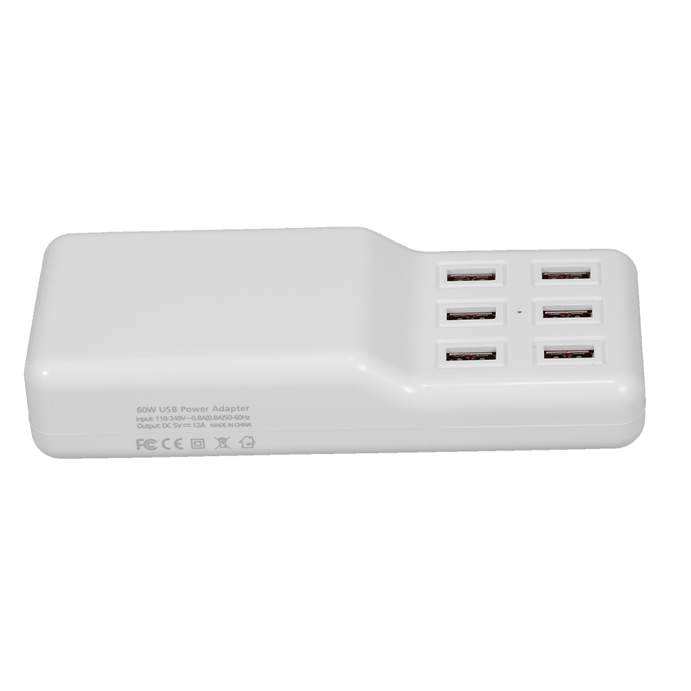 Đế Sạc Điện Thoại Đa Chức Năng Với 6 Cổng USB Cho Bộ Sạc Apple AnDroid Điện Thoại IPad Máy Ảnh Kỹ Thuật Số