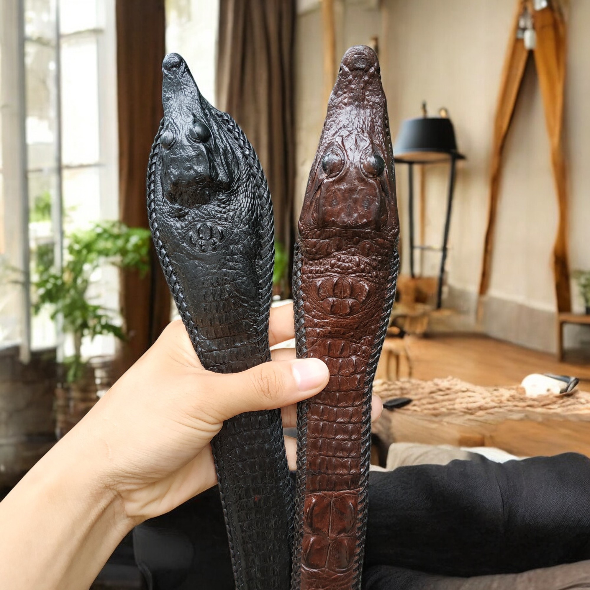 Thắt Lưng Đầu Cá Sấu Khẳng Định Phong Cách N51D