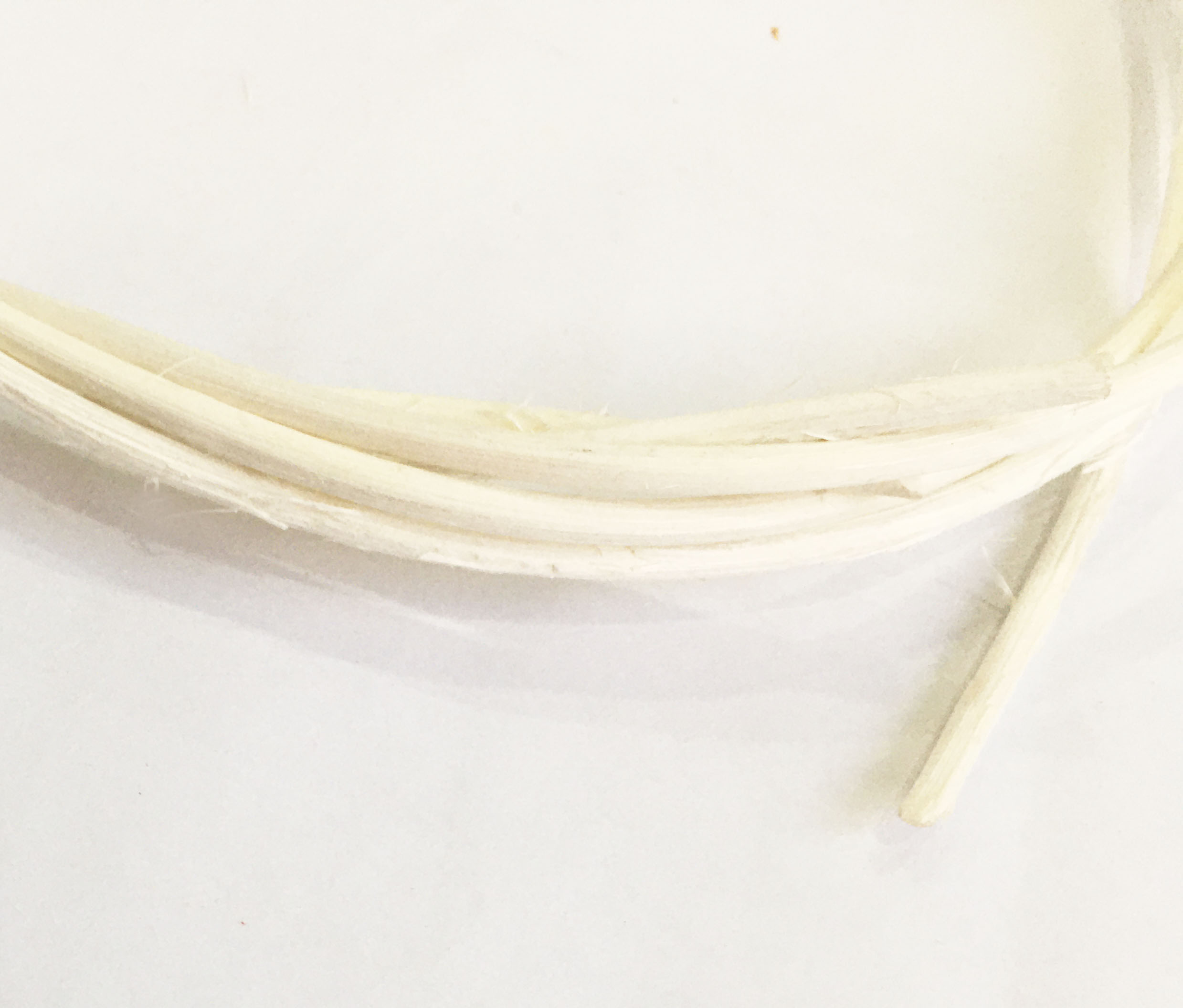 Vật liệu đan mây Lõi mây thô tự nhiên 5mm làm handmade, chặn rãnh căng mành mây mắt cáo  0.2 - 0.5kg