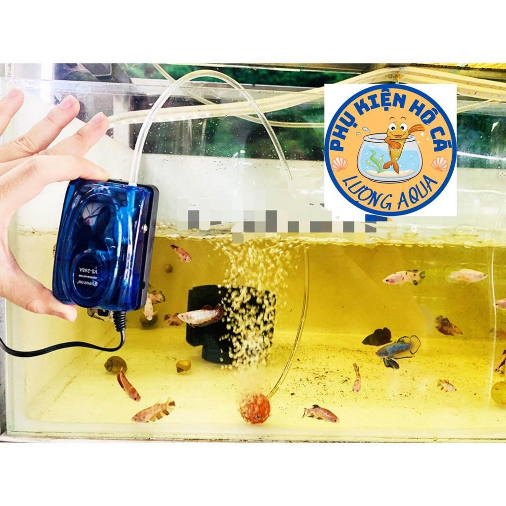 Máy sủi oxi 1 vòi vipsun fish,tạo oxi,cung cấp oxi cho hồ cá.phụ kiện hồ cá cảnh,thủy sinh,ấp artemia TẶNG DÂY+ĐẦU SỦI