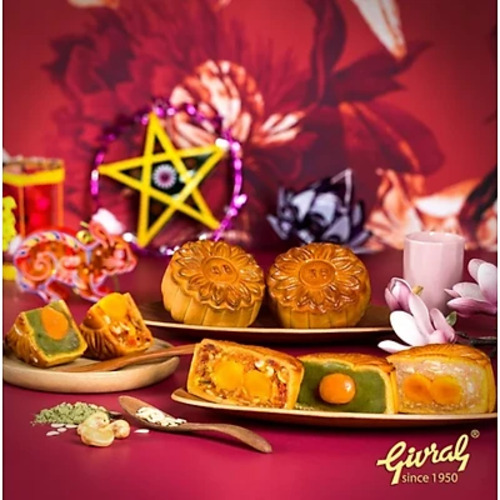 Bánh Trung Thu Givral Lá Dứa (2 Trứng/300gr)
