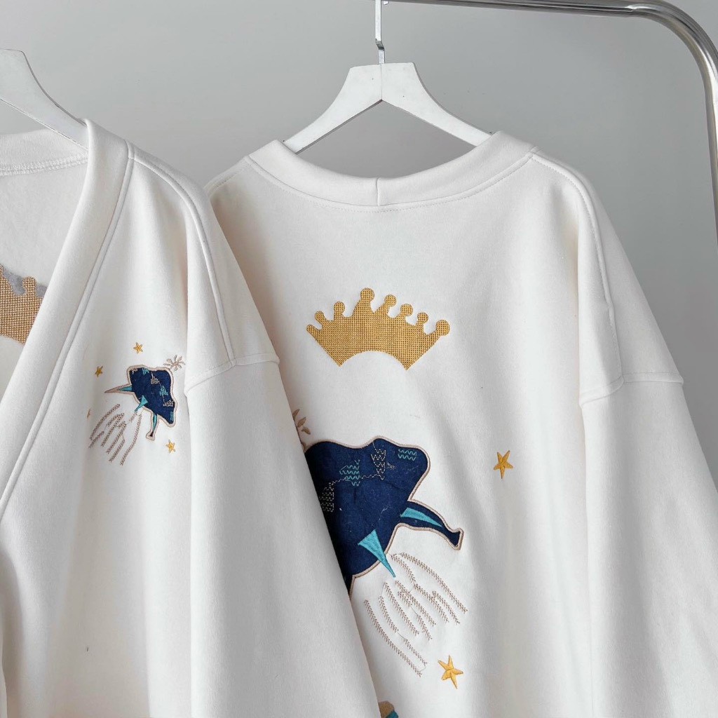 Áo Cardigan NỮ Form Rộng PLANET V2 Phối Bo Viền Nhiều Màu Form Rộng Unisex Nam Nữ SHOPMAP
