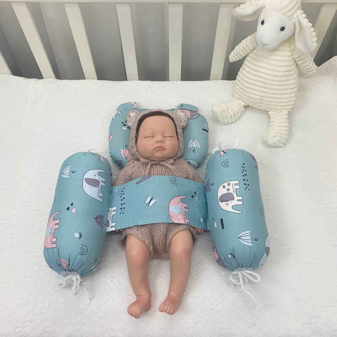 Combo Gối Chặn Cho Bé Sơ Sinh Cao Cấp Chống Giật Mình Giúp Bé Ngủ Ngon Hơn 267