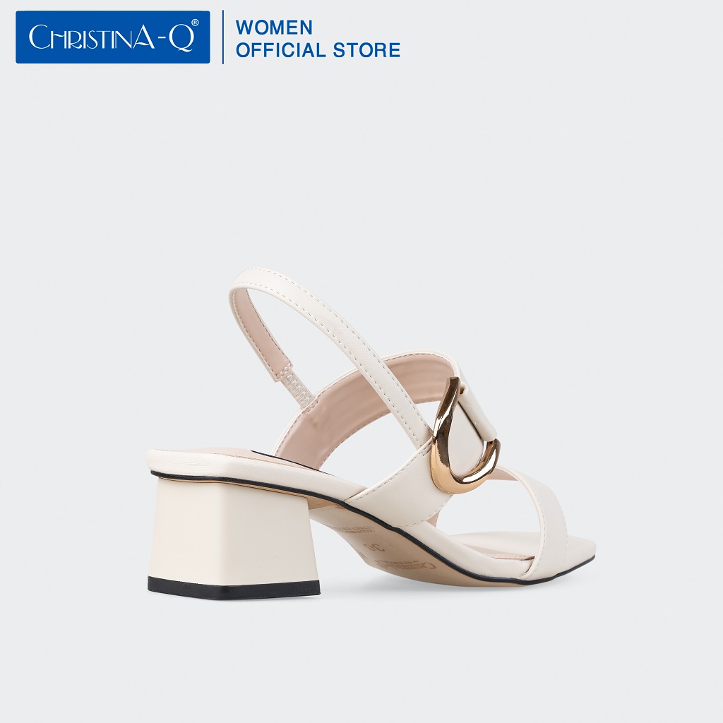 Giày Sandals Nữ Gót Trụ ChristinA-Q XDN297