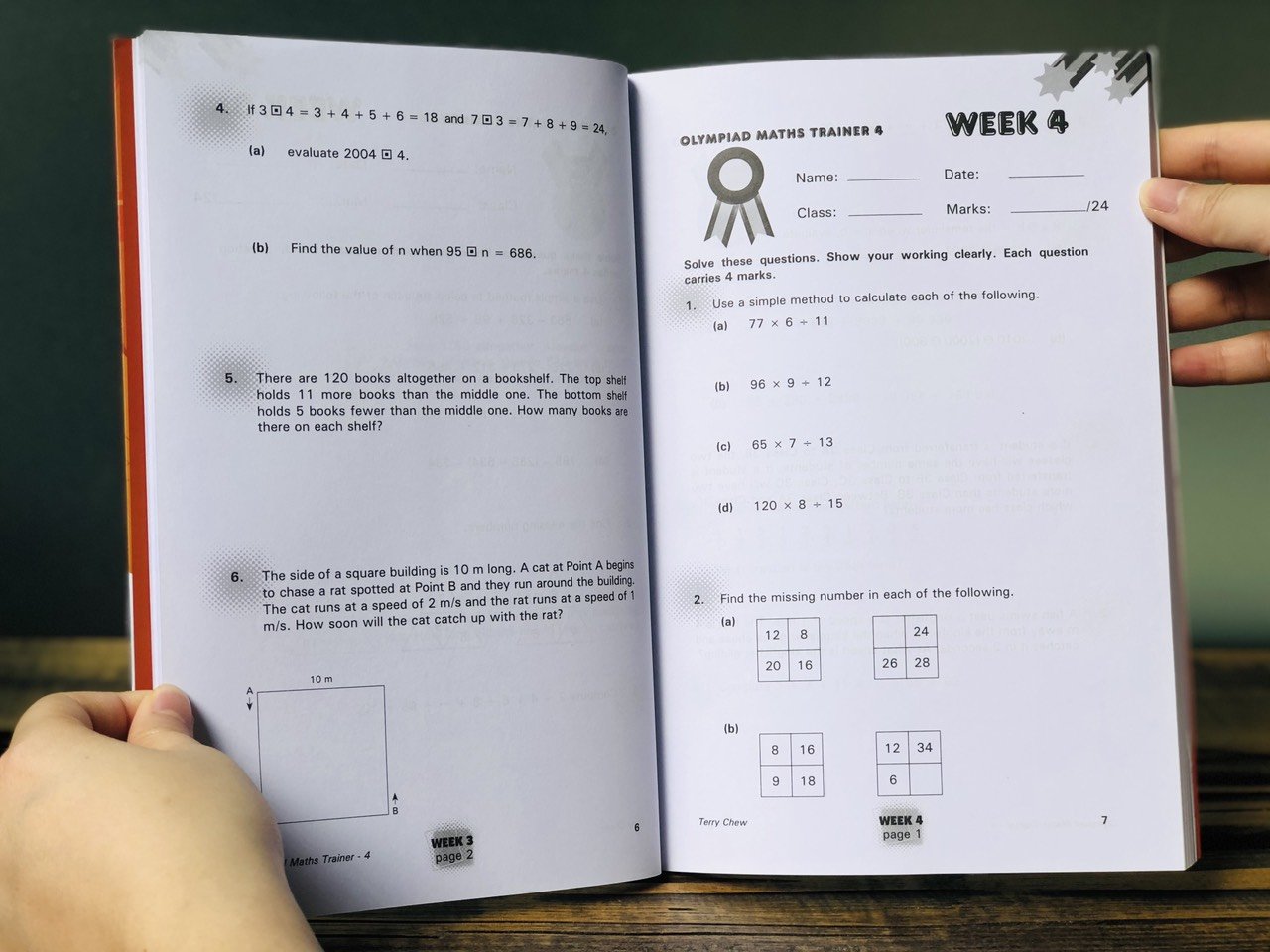 Sách: Olympiad Maths Trainer 4 - Luyện thi olympic toán quốc tế cho trẻ 9-10 tuổi - á Châu Books