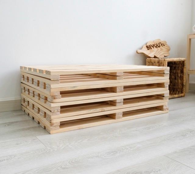 GIƯỜNG PALLET DẠNG BỆT GẬP THÔNG MINH