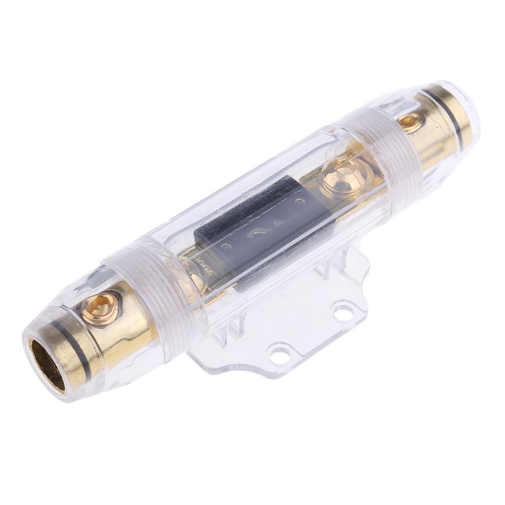 Durable 100A Car Audio Fuse Block Distribution Holder Gold Plate Car Accessories