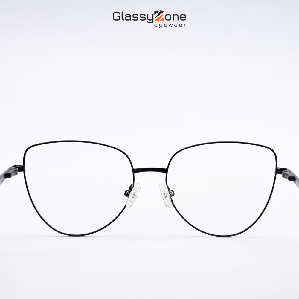 Gọng kính cận, Mắt kính giả cận kim loại Form vuông thời trang Nam Nữ Avery Harley - GlassyZone
