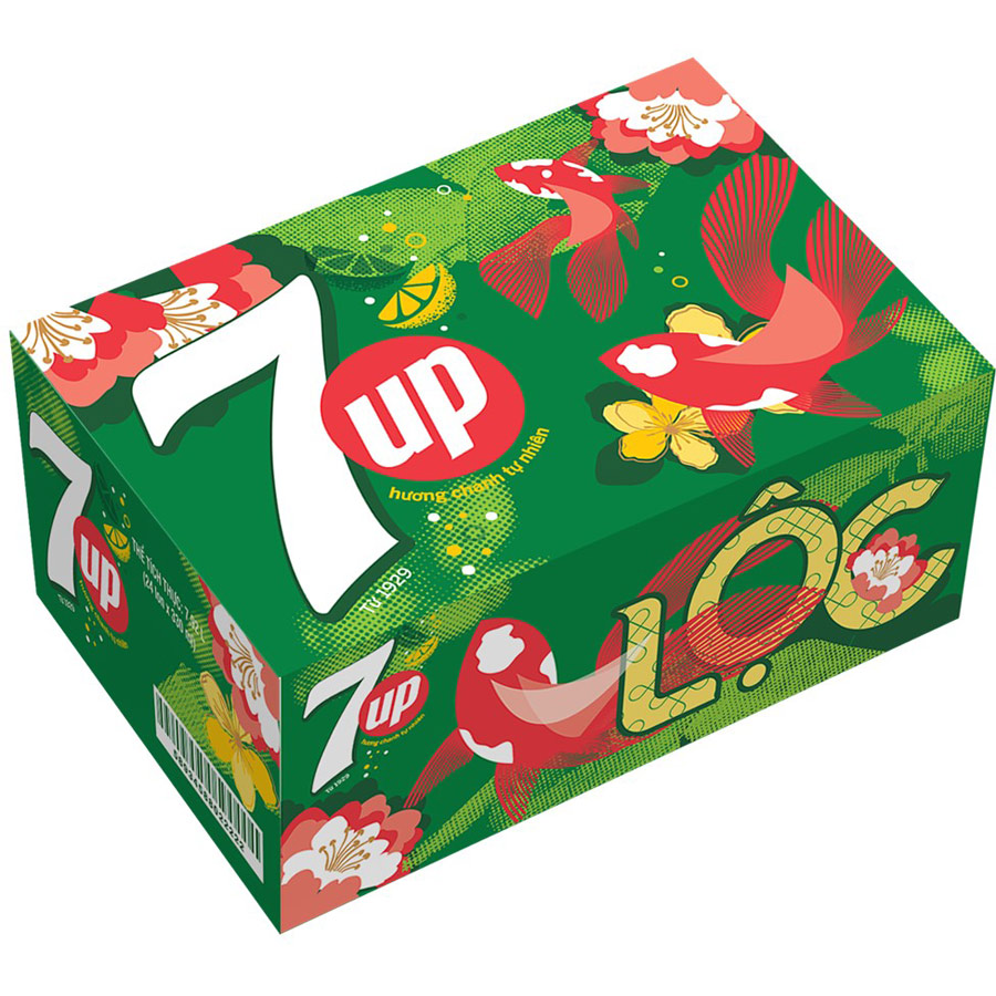 Nước Ngọt 7 Up 330ml Thùng 24 Lon
