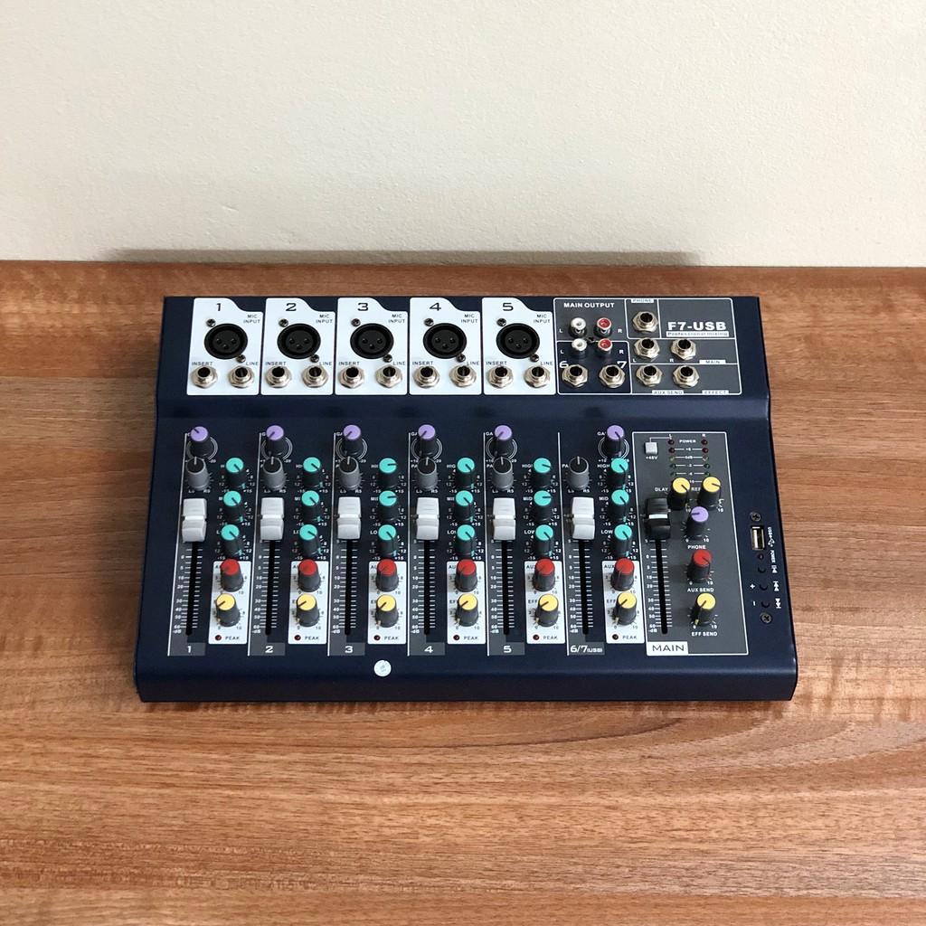 Mixer F7-USB có bluetooth