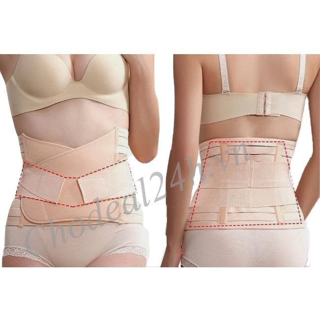 Gen nịt bụng định hình eo thon 2 lớp thun