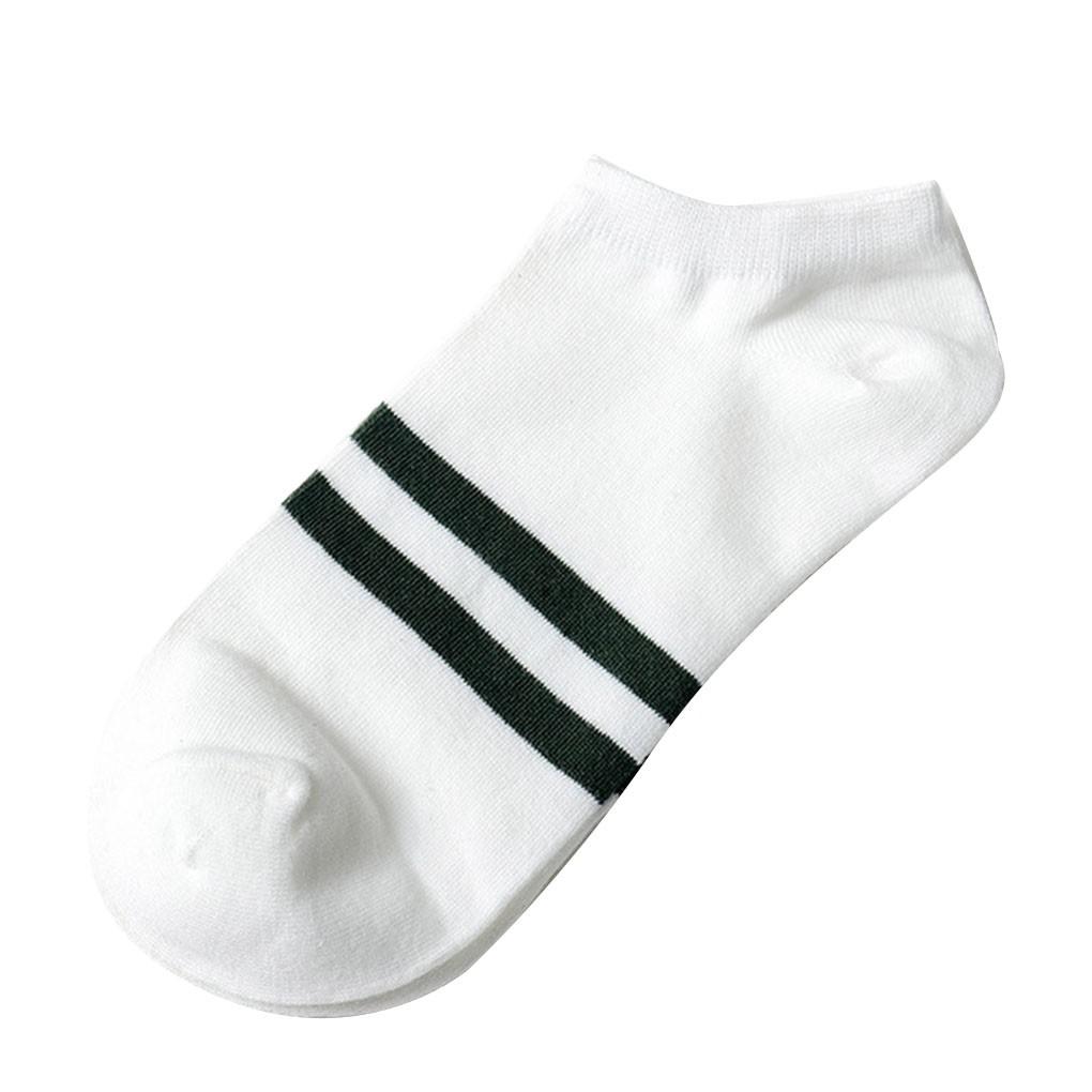 Vớ thể thao bằng polyester phối họa tiết sọc ngang thấm hút mồ hôi tốt dành cho nam