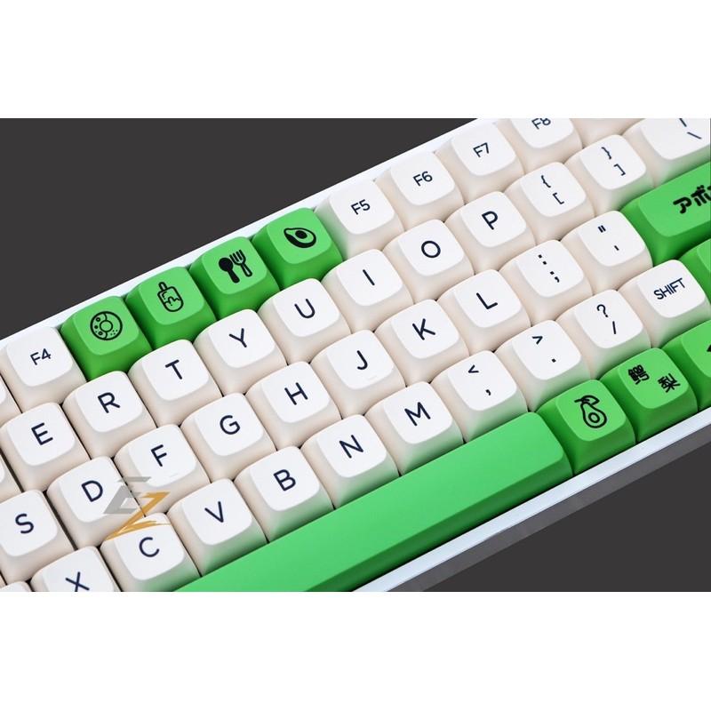 Set keycap Thick Pbt Xda Avocado cho bàn phím cơ