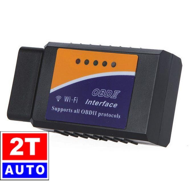 Thiết bị quét xóa lỗi cá vàng check engine chẩn đoán scan lỗi xe hơi ô tô cắm cổng OBD EML327- WIFI:  SKU:277-1