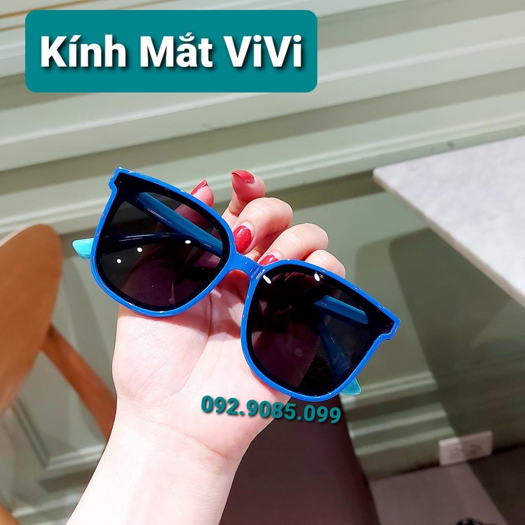 Kính râm cho bé 2t-10t, mắt gọng vuông dễ đeo, cool ngầu V0008