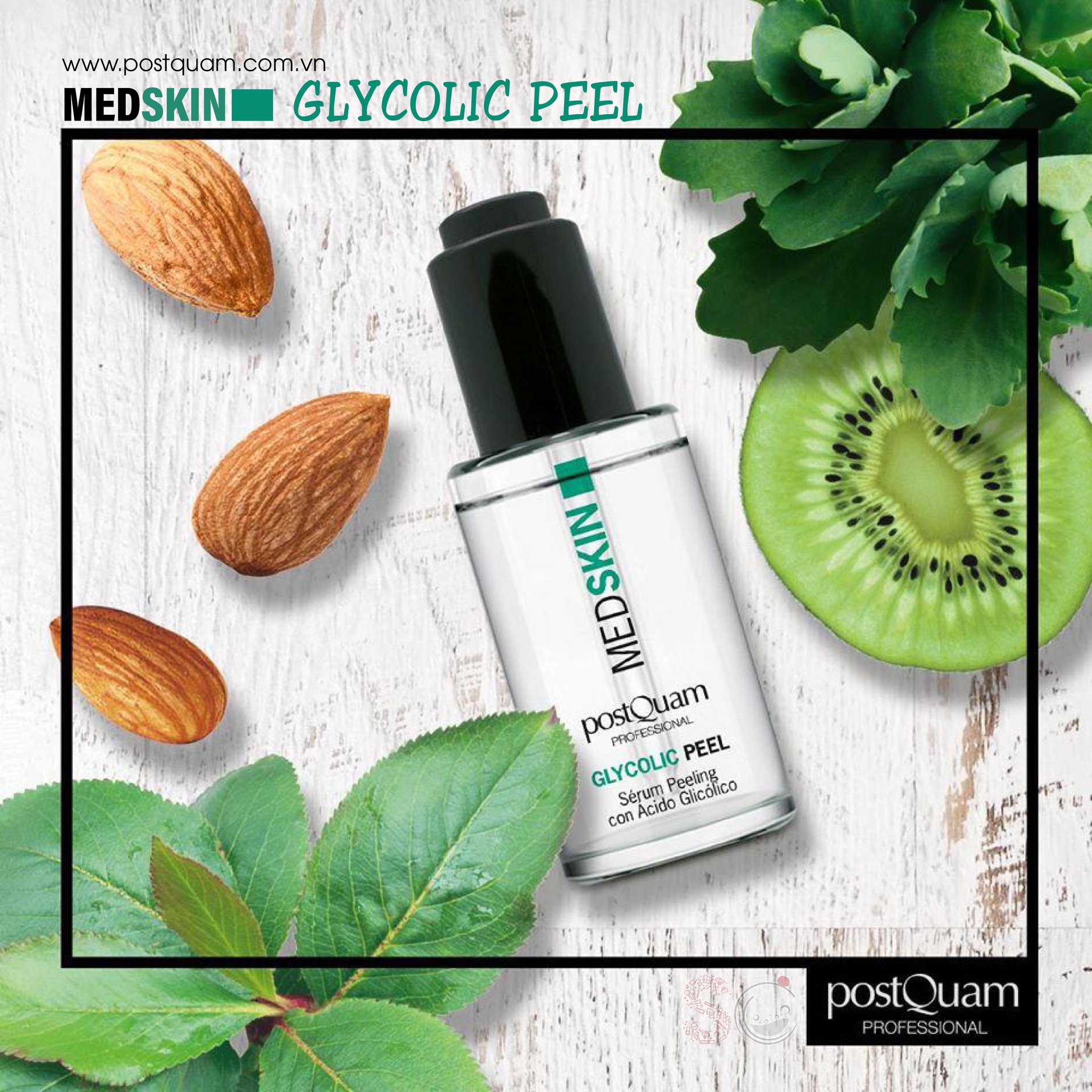 postQuam - GLYCOLIC PEEL - Peel da sinh học Glycolic (30ml)