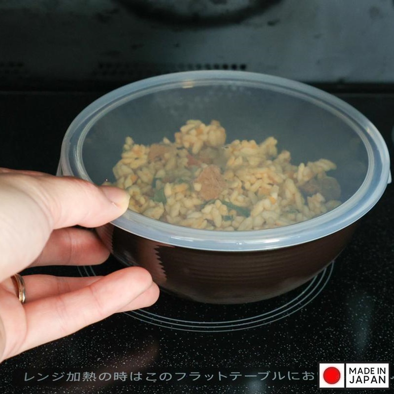 Hộp nhựa dùng trong lò vi sóng Nakaya 480mL - Made in Japan