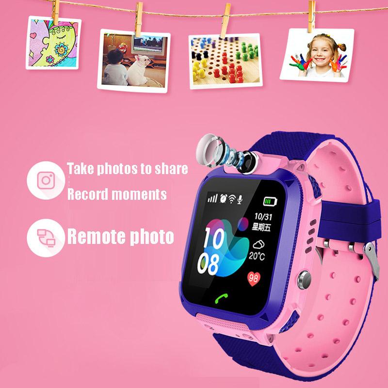 Trẻ Em Thông Minh 2 SIM Thẻ Thông Minh Trẻ Em Đồ Chơi Điện Thoại IP67 Chống Nước SOS Chống Mất LBS Vị Trí Theo Dõi quà Giáng Quà Tặng Sinh Nhật