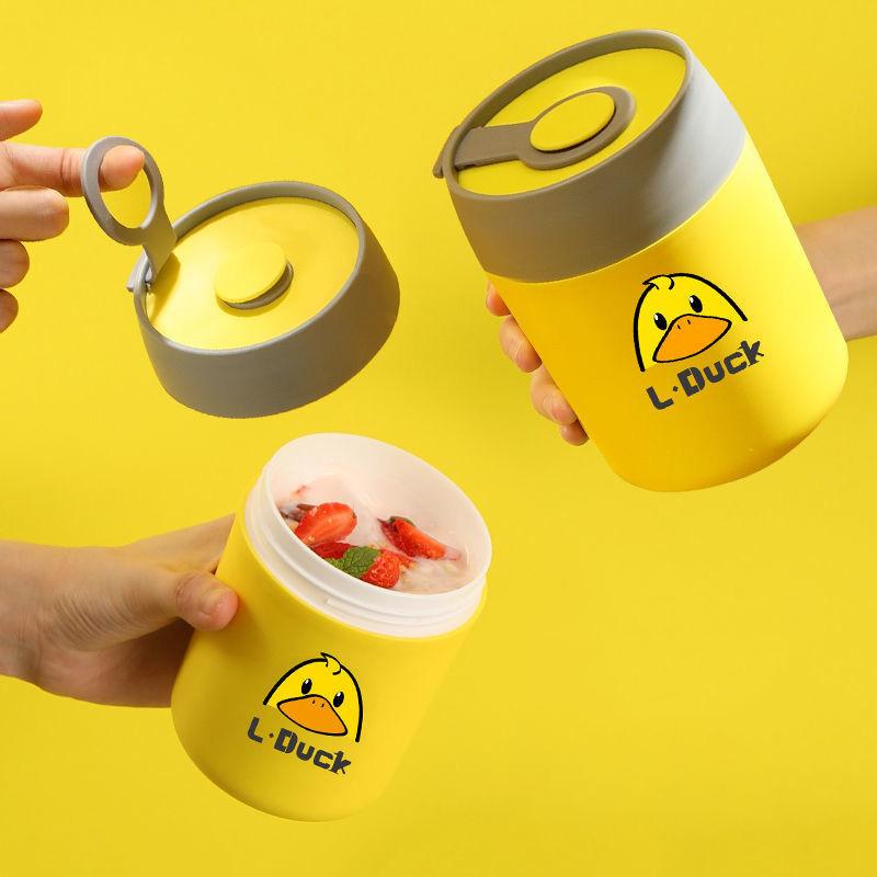 500Ml Canh Cup Hộp Cơm Inox Giữ Nhiệt Cốc Hộp Đựng Thực Phẩm Giữ Nhiệt Cốc Hút Chân Không Bình Bình Giữ Nhiệt Kèm Muỗng dành Cho Trẻ Em