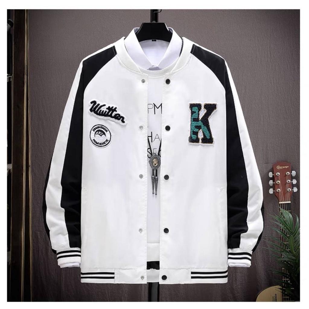 Áo Khoác Bomber Bóng Chày Áo Khoác K Áo Khoác Nỉ Nam Nữ cực trend siêu phẩm của năm