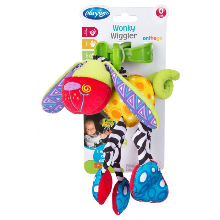 Đồ Chơi Treo Nôi Và Xe Đẩy Chó Doofy Dog Nhảy Múa Playgro, Cho Bé Từ Sơ Sinh