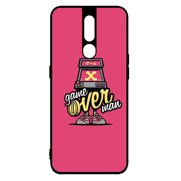 Ốp Lưng in cho Oppo F11 Pro Mẫu Game Over - Hàng Chính Hãng