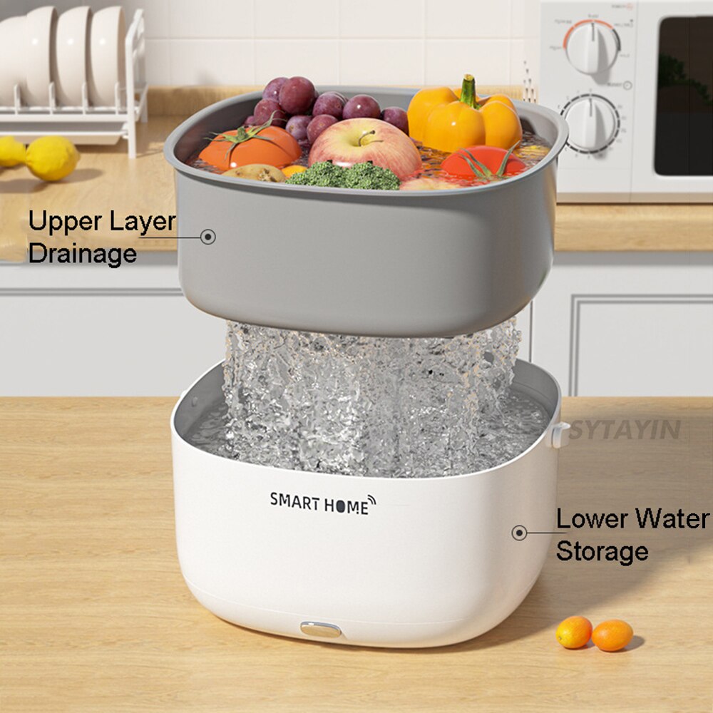 Máy rửa rau củ Ultrasonic Vegetable Fruit Washing Machine