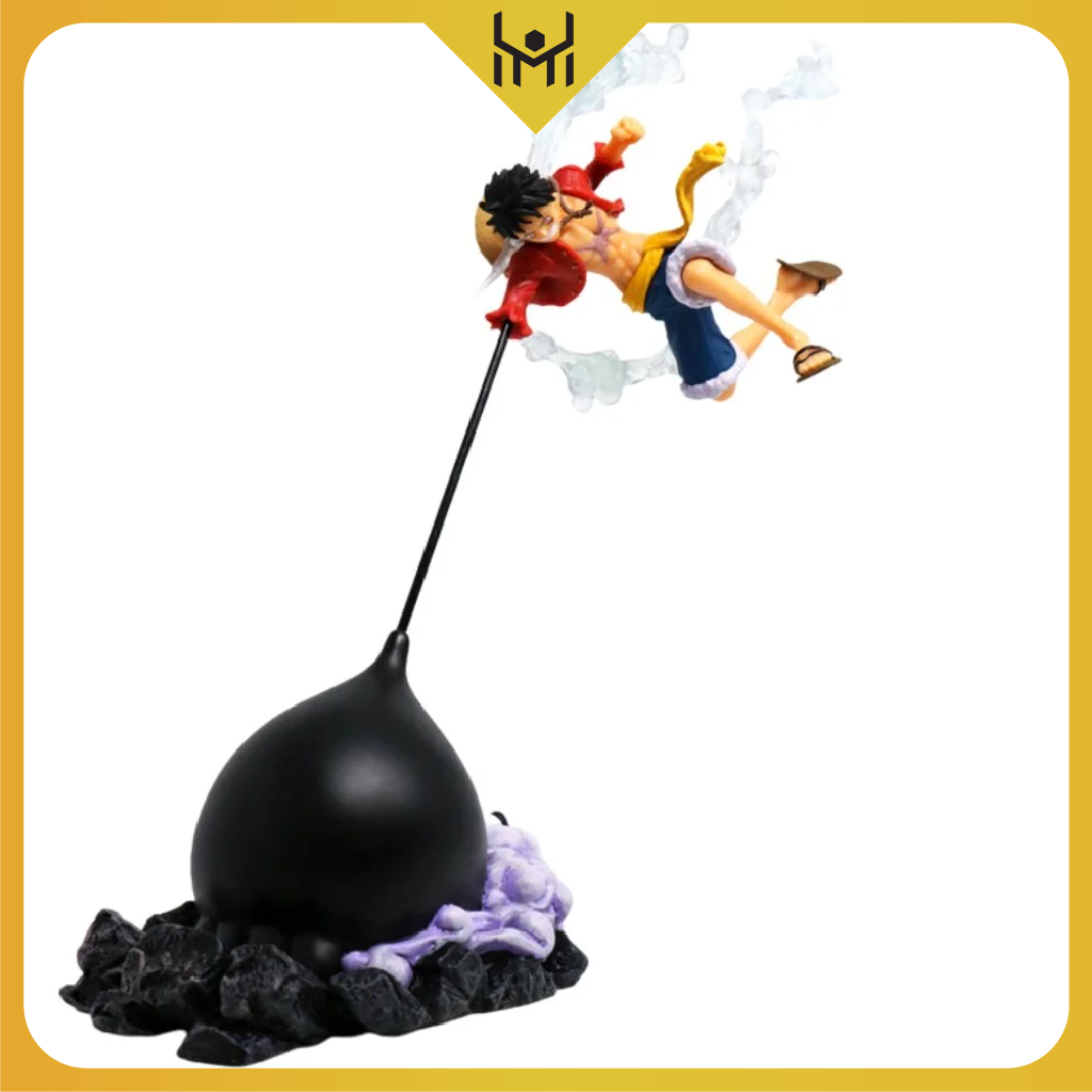 Mô hình One Piece - Figurer Luffy Gear 2 trạng thái chiến đấu cao 26cm nặng 300g , Figure OnePiece - no box