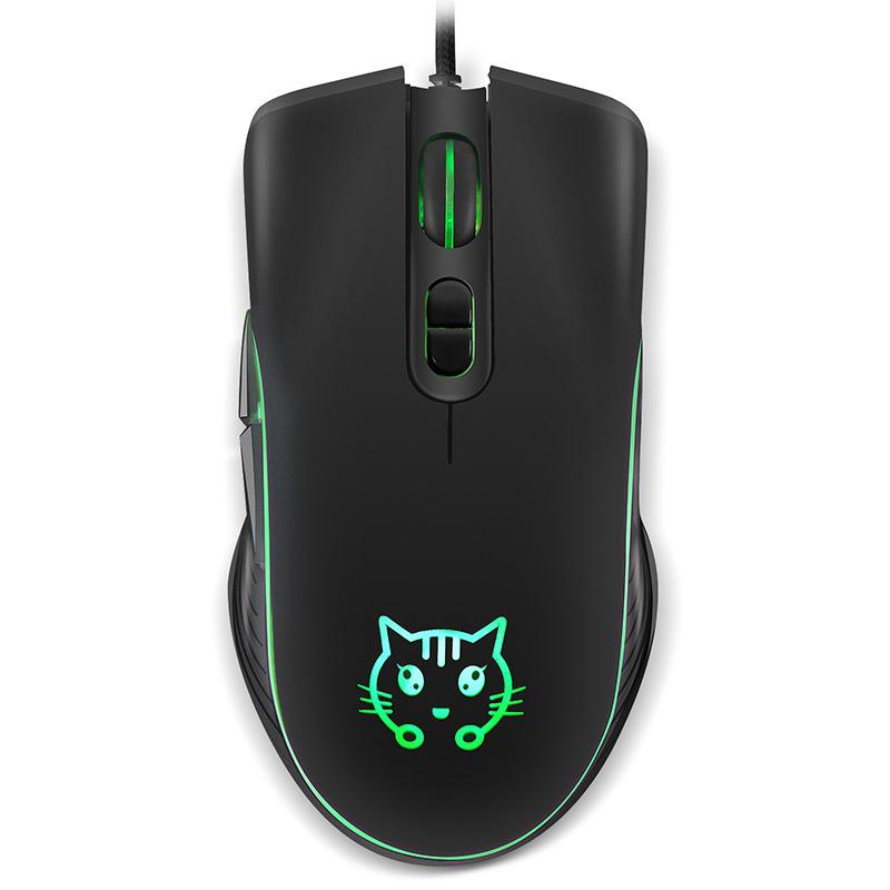 USB Chuột Chơi Game Có Dây Hồng Máy Tính Chuyên Nghiệp Thể Thao Điện Tử Chuột 2400 DPI Nhiều Màu Sắc Backlit Silent Chuột Lol Dữ Liệu laptop