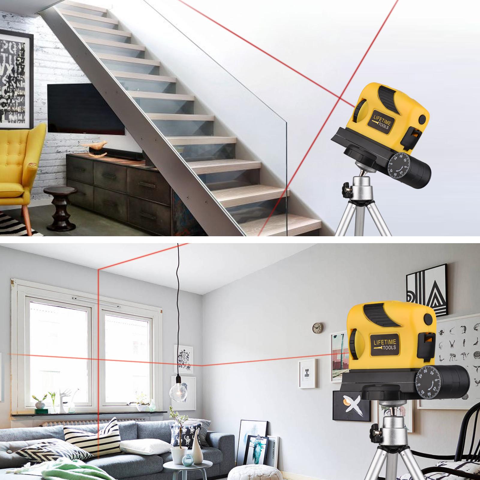 Máy Kiểm Tra Đường Dây Tiêu Thụ Điện Năng Thấp Bằng Laser 4 Trong 1