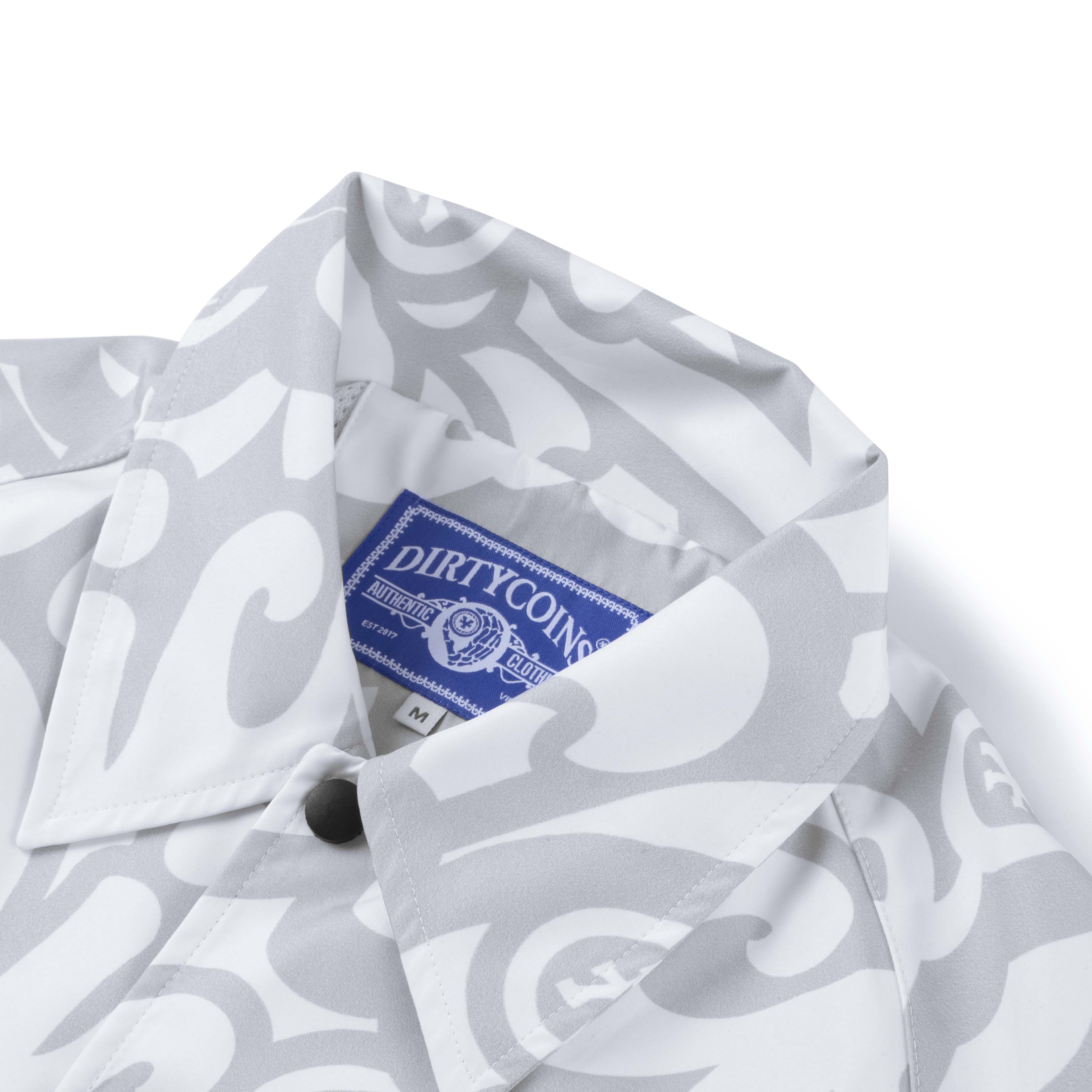 Áo Khoác Dico Comfy Pattern Coach Jacket - White