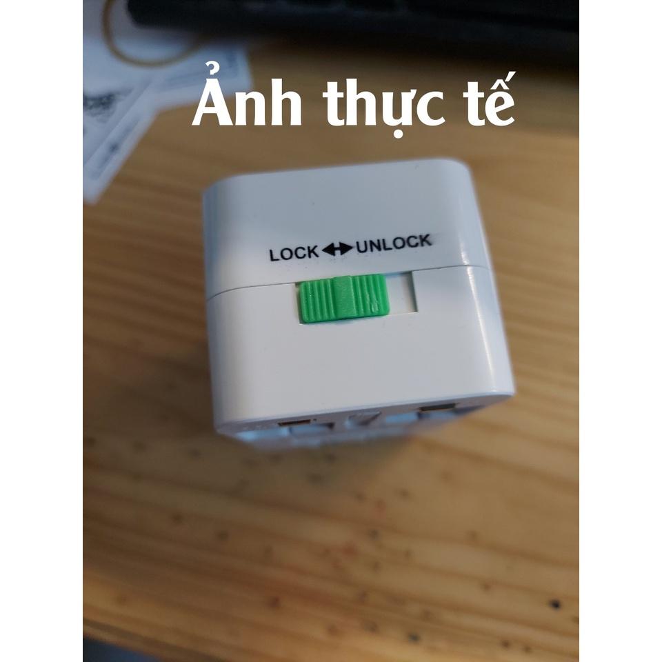 Đầu Chuyển Phích Cắm Đa Năng All in One | Chuyển Đổi Phích Cắm 2 Chấu - 3 Chấu - Theo Tiêu Chuẩn Nhiều Nước