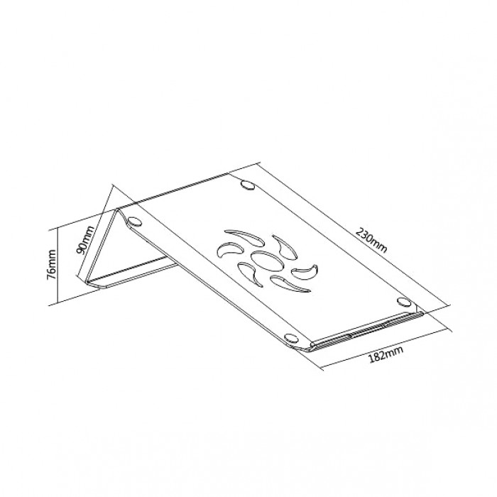 Giá đỡ Laptop bằng nhôm chắc chắn BR-AR-16