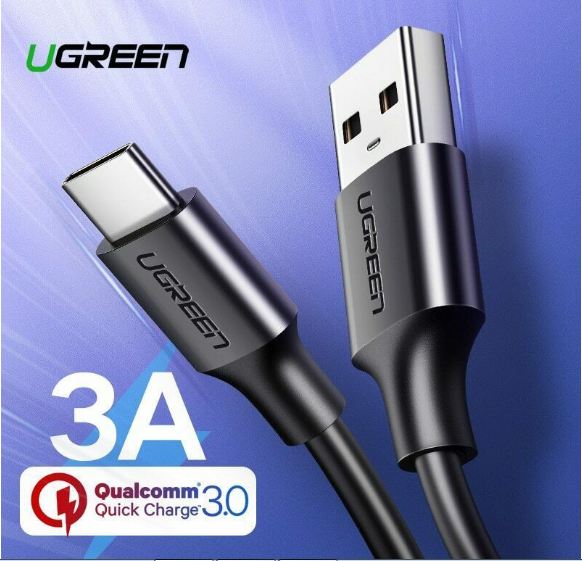 Cáp sạc nhanh, USB 2.0 sang Type-C ,Ugreen 60117 hàng chính hãng