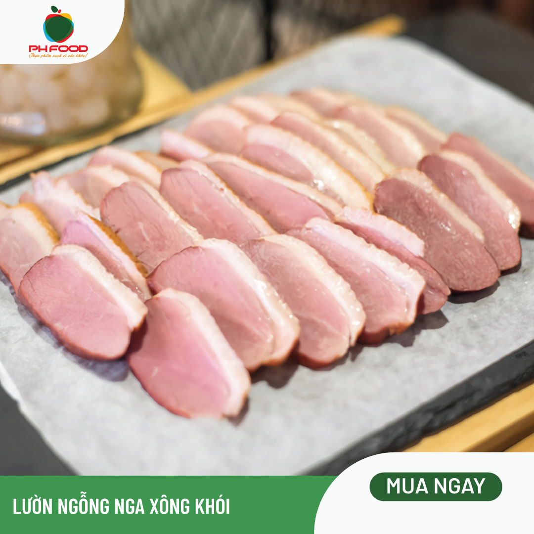 - Lườn Ngỗng Nga Xông Khói - 1Kg - Món Ngon Đãi Khách Tết