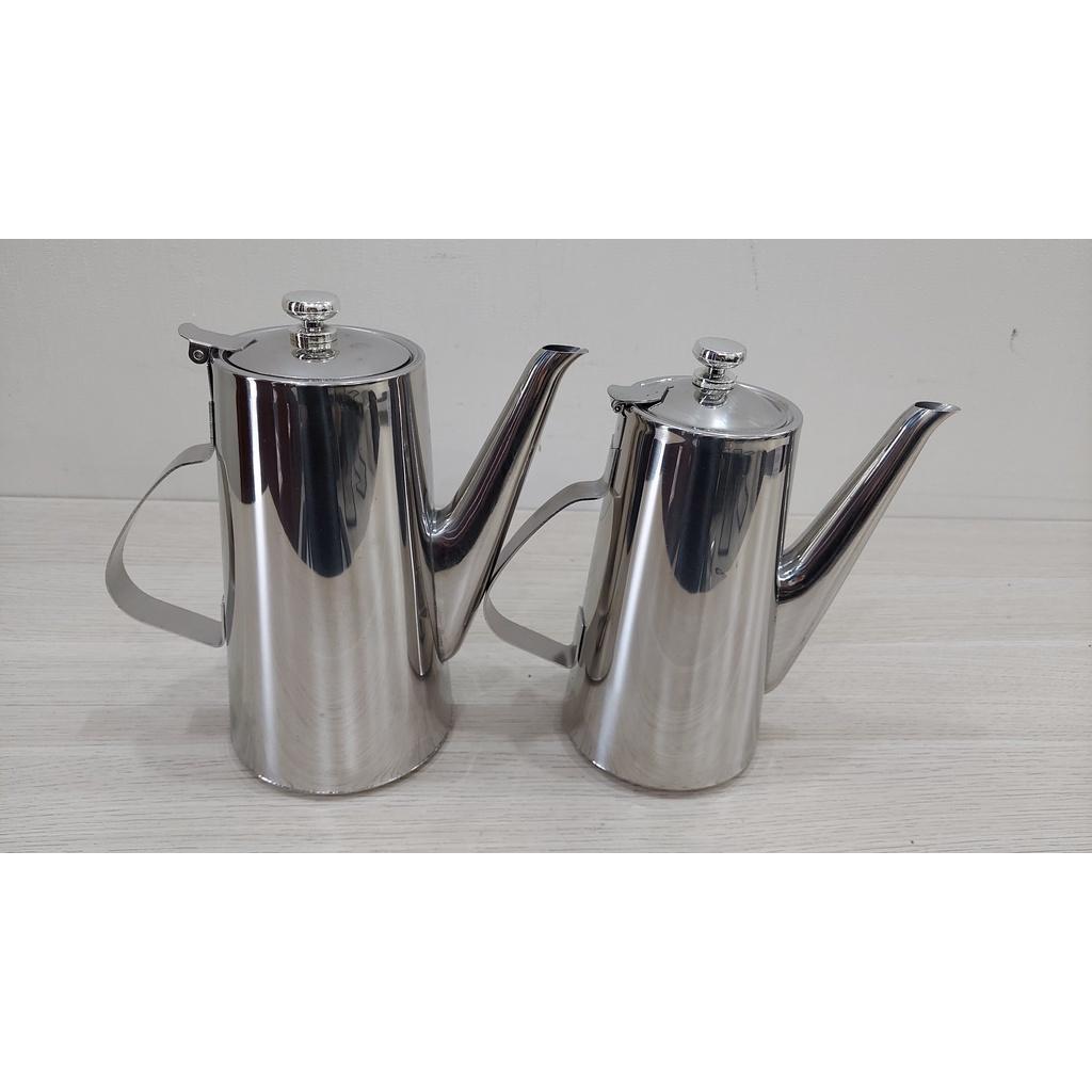 Bình inox,ấm inox 304 có vòi rót, đựng trà cafe
