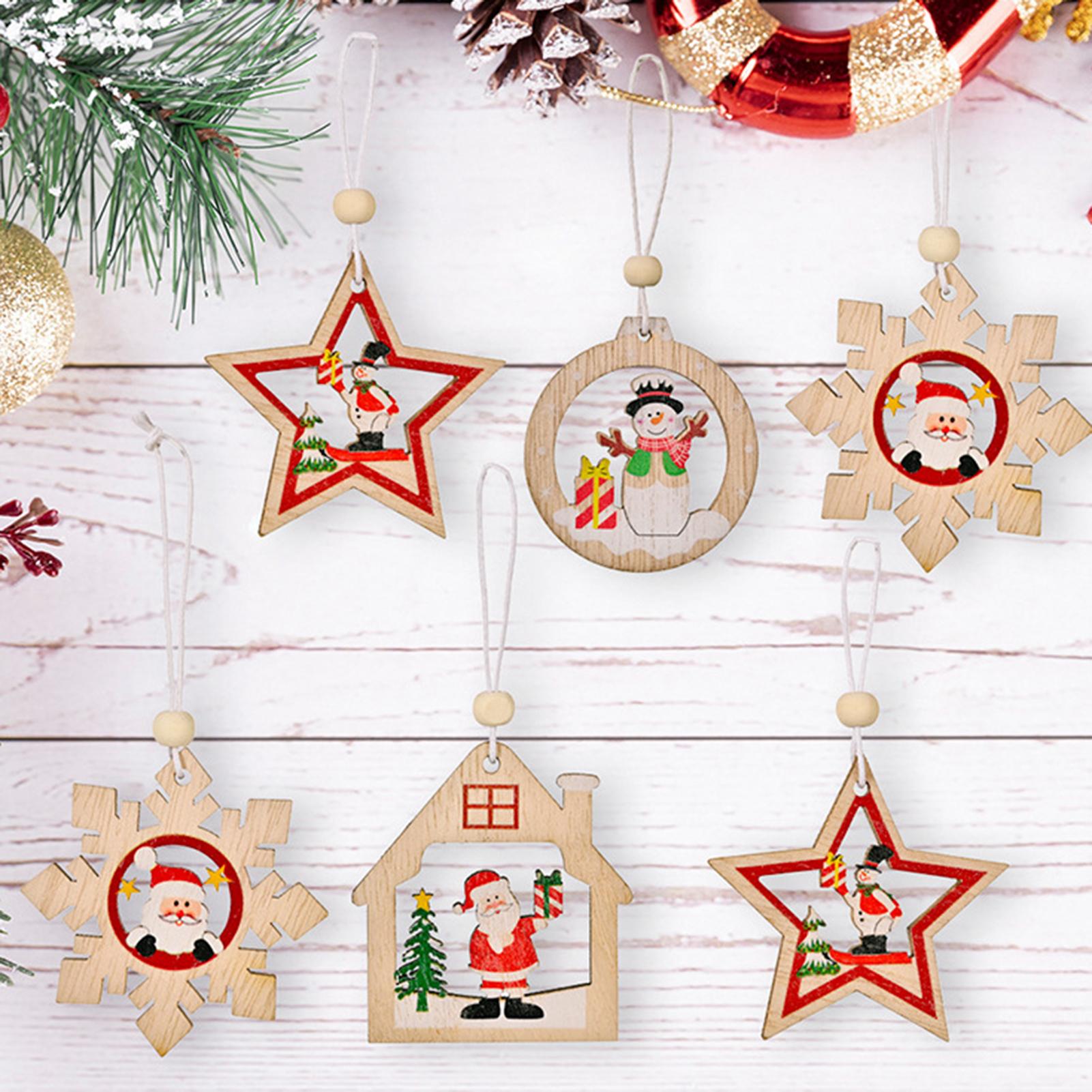 Bộ Trang Trí Nhà Cửa Dạng Móc Treo Chủ Đề Giáng Sinh Noel